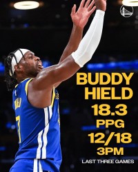 开云官方-勇士官方晒希尔德近三场数据：巴迪最近正火力全开